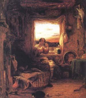 Mulready, William Interior of an English Cottage (mk25) oil painting picture